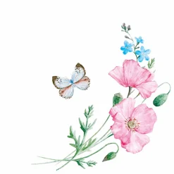 Cocktailservietten>PAPER + DESIGN Tissue-Serviette 24 x 24 cm Spring Eco 3-lagig