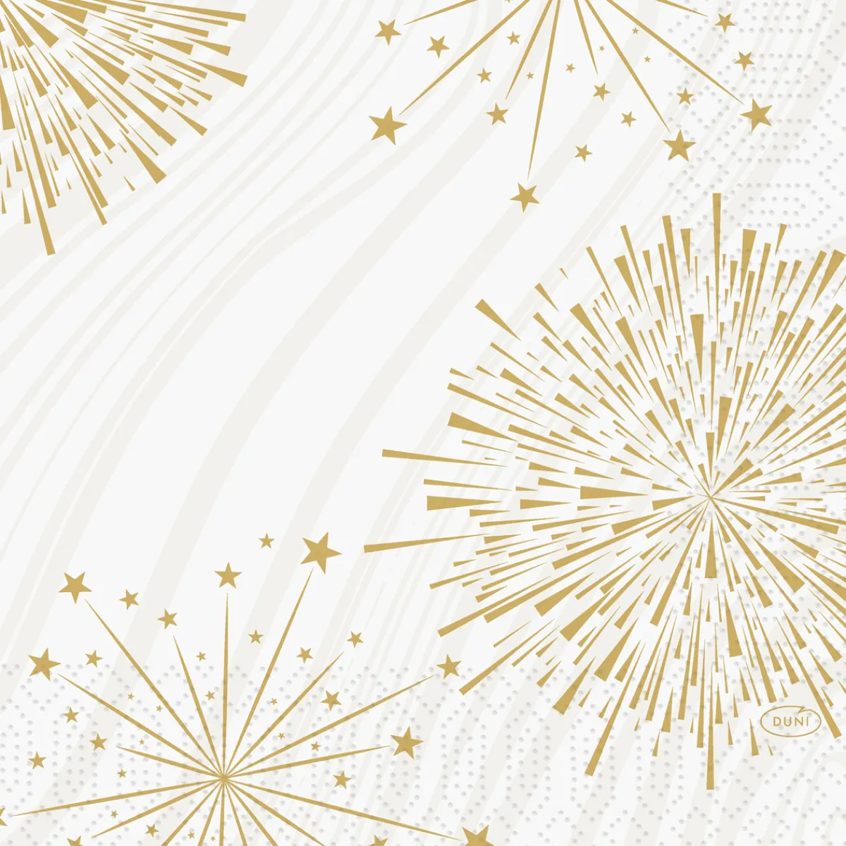 Servietten Im Lunchformat>DUNI Tissue-Serviette 33 x 33 cm Sparkly White 3-lagig