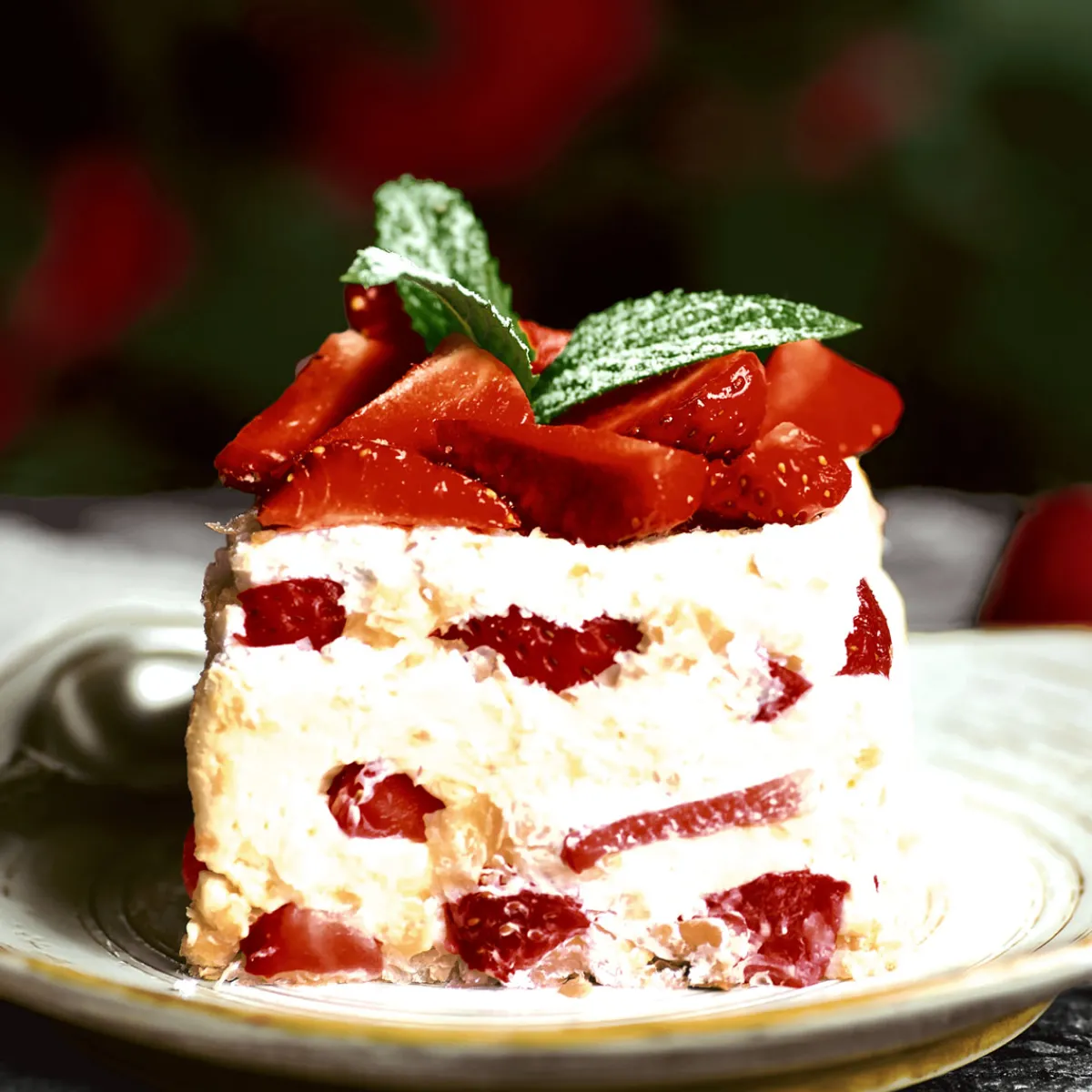 Servietten Im Lunchformat>PAPER + DESIGN Tissue-Serviette 33 x 33 cm Strawberry Cake 3-lagig