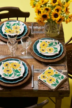 Servietten Im Lunchformat>PAPER + DESIGN Tissue-Serviette 33 x 33 cm Sunny bloom 2-lagig