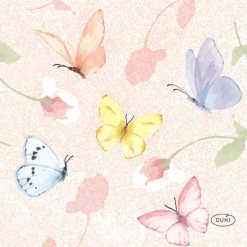 Cocktailservietten>DUNI Tissue-Serviette 24 x 24 cm Sweet Peach 3-lagig