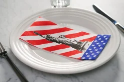 Vorgefaltete Servietten>DUNI Tissue-Serviette 40 x 40 cm USA 2-lagig