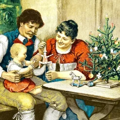 Servietten Im Lunchformat>PAPER + DESIGN Tissue-Serviette 33 x 33 cm Vintage Family 3-lagig