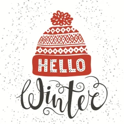 Cocktailservietten>PAPER + DESIGN Tissue-Serviette 24 x 24 cm Winter Greetings 3-lagig