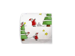 Toilettenpapier>PAPER + DESIGN Toilettenpapier Santas so busy 3-lagig