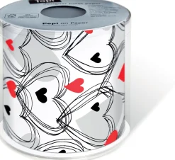 Toilettenpapier>PAPER + DESIGN Toilettenpapier Shower of Hearts 3-lagig