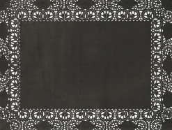 Tortenspitzen & Plattenpapier>DUNI Tortenspitzen rechteckig 30 x 40 cm Schwarz