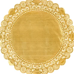 Tortenspitzen & Plattenpapier>DUNI Tortenspitzen rund Ø 36 cm Gold