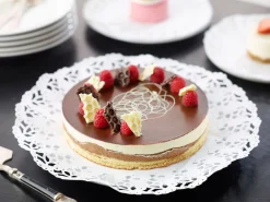 Tortenspitzen & Plattenpapier>DUNI Tortenspitzen rund Ø 26,7 cm Weiß