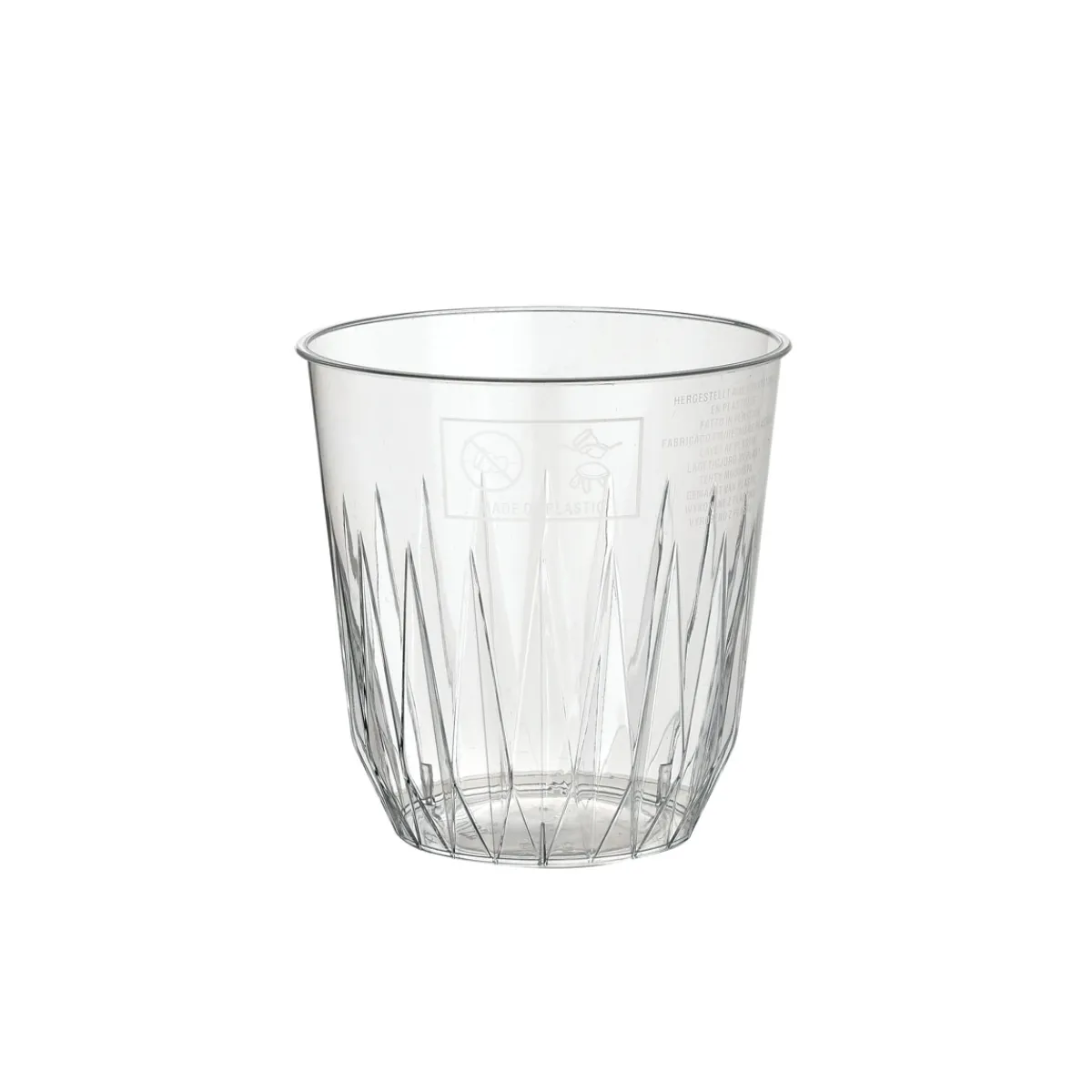 Plastikgläser Und -Becher>DUNI Trinkglas Diamond 25 cl Transparent