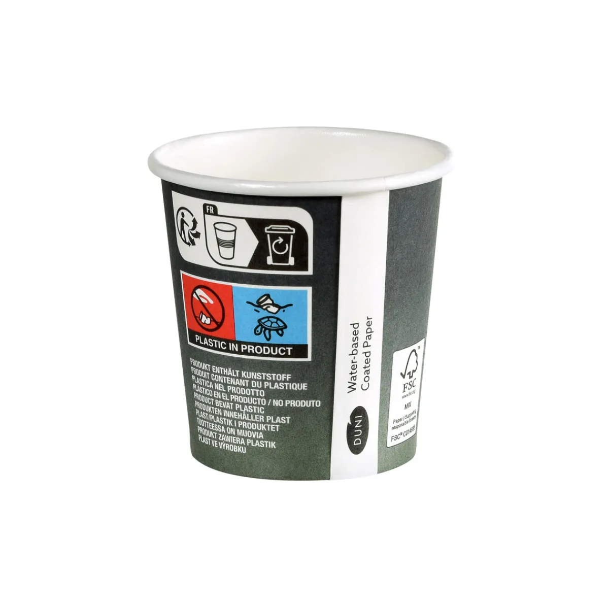 Pappbecher Und -Gläser>DUNI Urban Kaffeebecher 12 cl Mehrfarbig