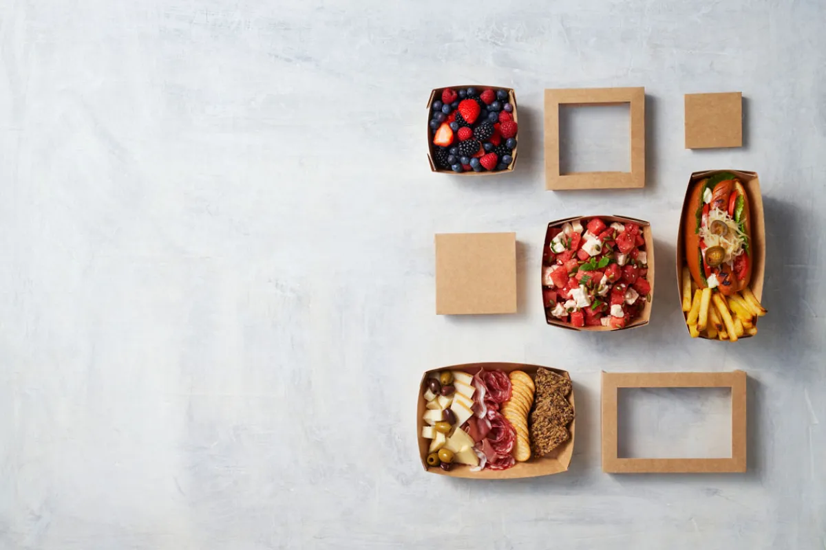 Boxen>DUNI Viking Cube High 820 ml Braun ungeteilt